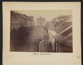 Bielanska Street View from Senatorska Street towards Dluga Street with the Arsenal building rebuilt