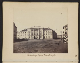 Warsaw. Commission of Internal Affairs Mostowski Palace rebuilt according to the design of