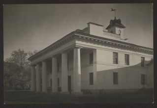 Stable, architecture, stables; photographer: Jan Bulhak 1876–1950; subject: Werki, Vilnius Vilnius,
