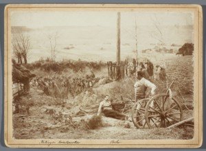 Painting the Raclawice Panorama: Tadeusz Popiel and Ludwig Boller on the artificial terrain next to