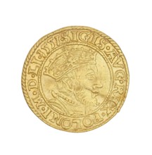 Gdansk ducat, Sigismund II Augustus King of Poland; 1544–1572 author, Poland, Gdansk, coin