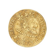 Gdansk ducat. Maker: Filip Klüwer fl. 1588–1601, mintmaster; struck under Sigismund III Vasa King