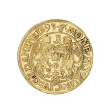 Gdansk ducat; Klüwer, Filip fl. 1588–1601, mintmaster co-creator; Sigismund III Vasa King of