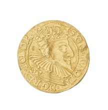 Gdansk ducat; maker: Filip Klüwer fl. 1588–1601, mintmaster; issuer: Sigismund III Vasa, King of