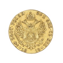 Double Polish zloty - 50 zloty, Alexander I Romanov Emperor of Russia; King of Poland; 1777–1825
