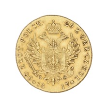 Double Polish zloty - 50 zloty; Alexander I Romanov Emperor of Russia; King of Poland; 1777–1825