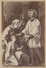 Photograph of a painting: Ignacy Jasinski 1833–1878, St. Valentine; Ignacy Jasinski, Polish