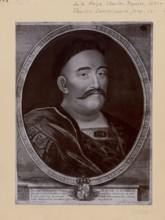 Photograph of a copperplate engraving: Charles de La Haye 1641-post 1712 and Jerzy