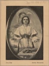 Reproduction of a painting: Aniela Biernacka 1858–1918, St. Zita; painting, Polish painting,