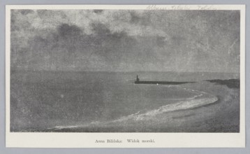 Reproduction of a painting: Anna Bilinska-Bohdanowicz 1857–1893, Sea View, 1890; painting; Polish