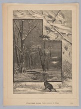 First Snow, Biske, Karol 1863–1928 author / illustrator, Krajewski, Jan fl. 1874–1887 woodcut