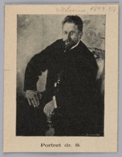 Reproduction of a painting: Olga Boznanska 1865–1940, Portrait of Dr. S., 1899; painting; Polish