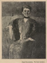 Reproductions of paintings: Olga Boznanska 1865–1940, Portrait of Count P., Portrait of a Woman;