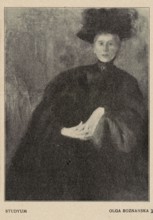 Reproductions of paintings: Olga Boznanska 1865–1940, Study; Portrait; Portrait verso; painting;