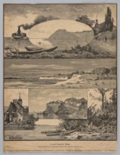 From the banks of the Vistula. 1. Dobrzyn. 2. The Reformed Church in Wloclawek. 3. Wyszogród. 4. St