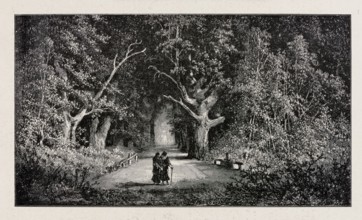 Under the old linden trees; from Biesiada Literacka 1901, no. 26 28 June, p. 528. Illustrator: