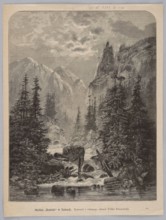 The area around Roztoka in the Tatra Mountains; Brzozowski, Feliks 1836-1892 draughtsman/author,