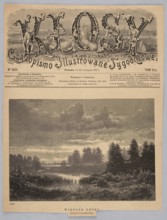 Summer Evening; 1885; illustration by Feliks Brzozowski 1836–1892; reproduction;