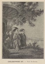 Reproduction of a painting: Stanislaw Chlebowski 1835–1884, On the Bosphorus; reproduction of a