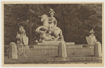 Warsaw. Monument to King Jan Sobieski, photograph by Jan Bulhak 1876–1950; co-creator: St.