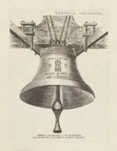 The Bell of Sigismund I in Kraków, illustration, 1860; woodcut engraving by Drzeworytnia Tygodnika