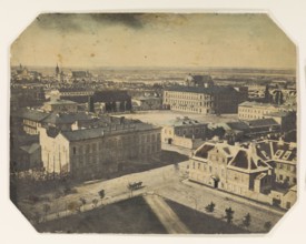 View from the lantern of the Holy Trinity Evangelical Lutheran Church towards Saxon Square now
