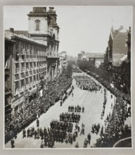 Manifestation on Krakowskie Przedmiescie on the 125th anniversary of the adoption of the