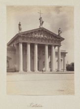 Cathedral; photograph, Bulhak, Jan 1876–1950, Vilnius Lithuania, cathedral Vilnius, 1912,