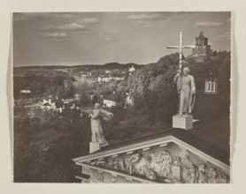 The Cathedral and Antakalnis; photograph, Jan Bulhak 1876–1950, panorama of Vilnius showing the