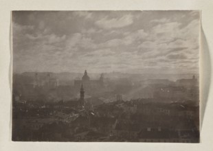 General view from the Stojanska bell tower; photograph, 1912; photographer Jan Bulhak 1876–1950;