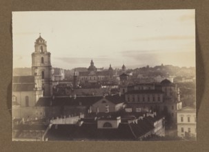 St. John's Church; photograph, 1912; panoramic view of Vilnius; photographer Jan Bulhak 1876–1950;