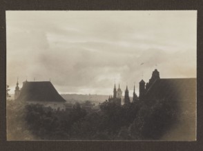 View from Užupis; photograph, Bulhak, Jan 1876–1950, panorama of Vilnius, 1912, Vilnius,