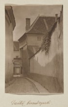 Bernardine Alley; photograph, ca. 1912, Jan Bulhak 1876–1950; Vilnius Lithuania, Bernardine Alley;