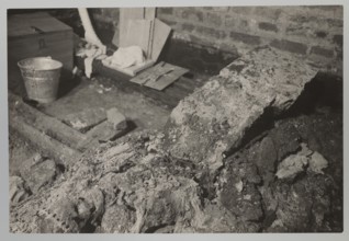 Vilnius. Cathedral — interior of the royal crypt. Photograph by Jan Bulhak 1876–1950, 1931. Depicts