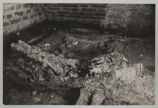 Vilnius — Cathedral interior of the royal crypt. Photograph by Jan Bulhak 1876–1950. Archcathedral