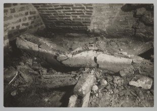 Vilnius. Cathedral — interior of the royal crypt, photographed by Jan Bulhak 1876–1950,