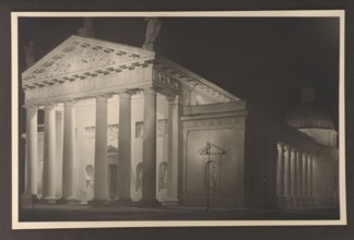 Vilnius Illuminated. Cathedral, facade and southern elevation, photographed by Edmund and Boleslawa