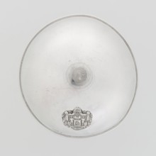 Platter lampshade, Scott, Digby & Smith, Benjamin fl. 1802–1807 goldsmith; silver hemispherical