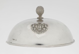 Platter lampshade, Scott, Digby & Smith, Benjamin fl. 1802–1807 goldsmith; Silver hemispherical