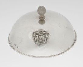 Platter lampshade, Scott, Digby & Smith, Benjamin fl. 1802–1807 goldsmith. Silver hemispherical