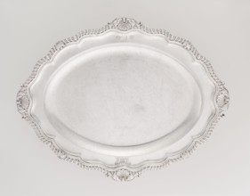 Oval Platter, Smith, Benjamin & James fl. 1809–1812 maker's role / goldsmith's firm; oval silver