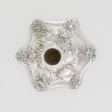 Single-candle candlestick by William Cafe fl. 1757–ca. 1802, silver, 1763/1764. Rococo George II