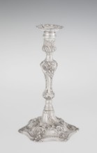 Single-candle candlestick by William Cafe fl. 1757–ca.1802, goldsmith. Rococo/Georgian George II