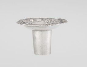 Single-candle candlestick by William Cafe fl. 1757–ca. 1802, rococo/Georgian George II style,