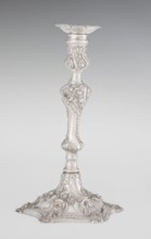 Single-candle candlestick by William fl. 1757–ca. 1802, rococo style, 1763/1764, England, London,