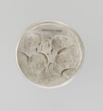Toilet box, Comyns & Sons London; goldsmiths, fl. 1859–1953. Cylindrical toilet box, decorated on