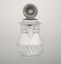 Coffee pot by John Septimus Beresford London; goldsmith's firm; active 1880–1889. Pear-shaped jug,