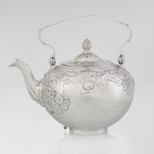 Buliera kettle for boiling water, maker: Benjamin Gignac fl. 1745–1774, goldsmith. Rococo rocaille