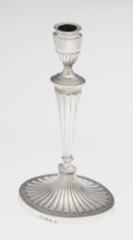 Two-candle candelabrum, maker: Charles Hougham fl. 1769–1793. Classicism/Georgian, George III style