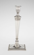 Classicist Two-Armed Candelabra, Schofield, John fl. 1776–1796 goldsmith; classicism,